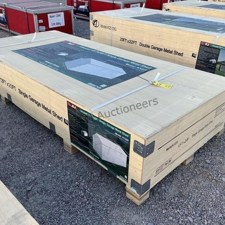 KJ K1220 12FT X 20FT SINGLE GARAGE SHED