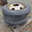 #6034-•-(2)-firestone-fs-507-plus-radial-11r22.5-tires-w/rims-image-2