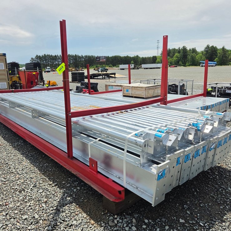 #6395 • Unused 100'x50'x18' Steel Building Frame