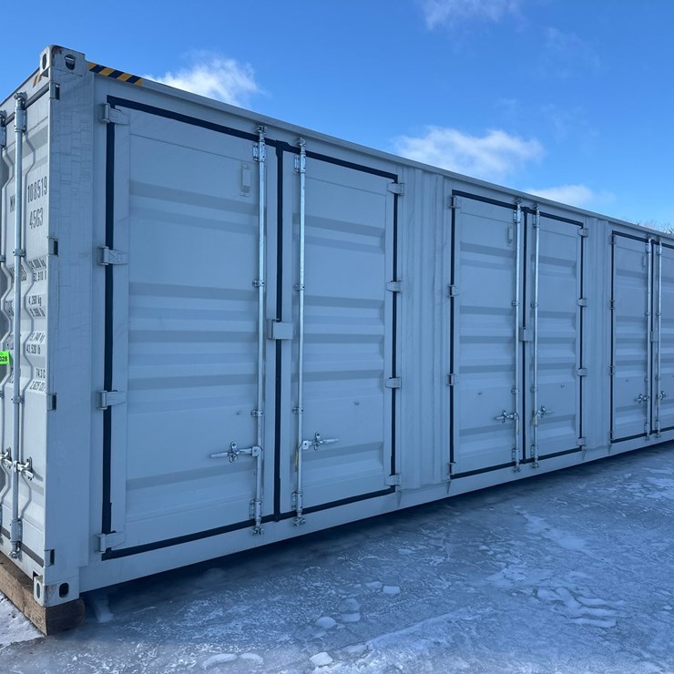 #5003 • 40' (5) Door One Trip Shipping Container
