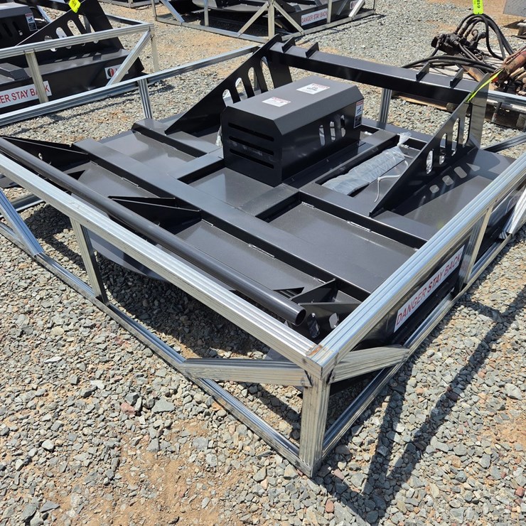 #6190 • Approx. 72" Unused JCT Skid Steer Brush Mower Attachment