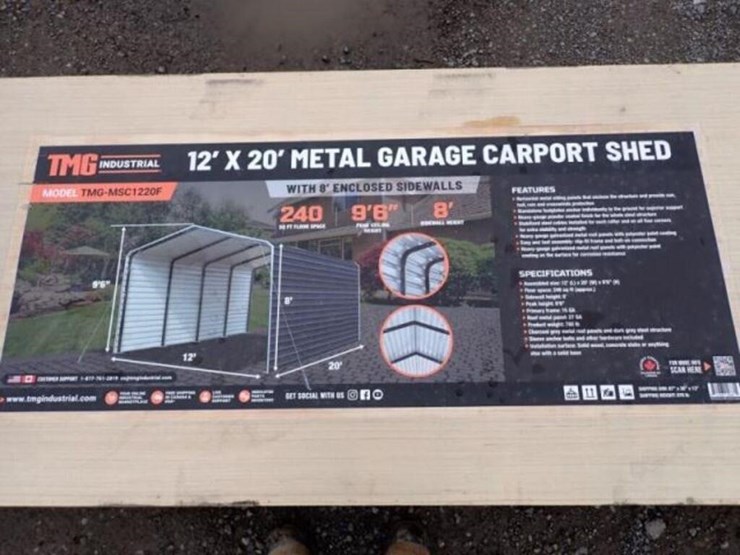 unused-stanforge-msc1220f-12-ft-x-20-ft-metal-shed-image-8