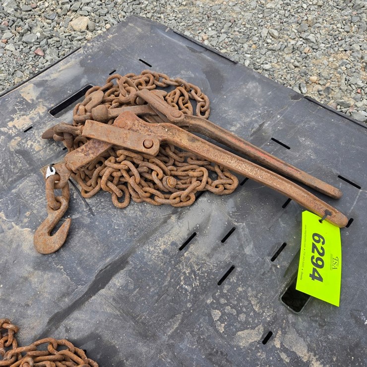 #6294 • (2) Load Binders And Chain