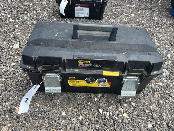#228-•-stanley-fat-max-tool-box-w/-(2)-hitch-attachments-image-1