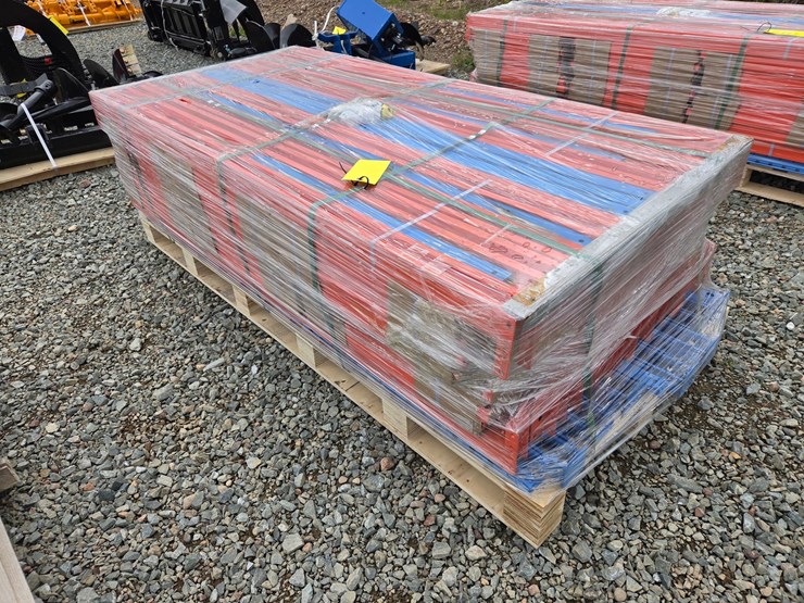 #6133-•-approx.-40'-unused-future-ft-hj6-six-section-metal-shelving-rack-image-1