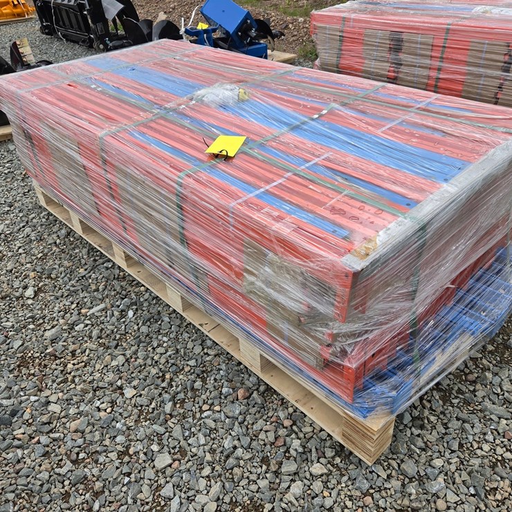 #6133 • Approx. 40' Unused Future FT-HJ6 Six-Section Metal Shelving Rack