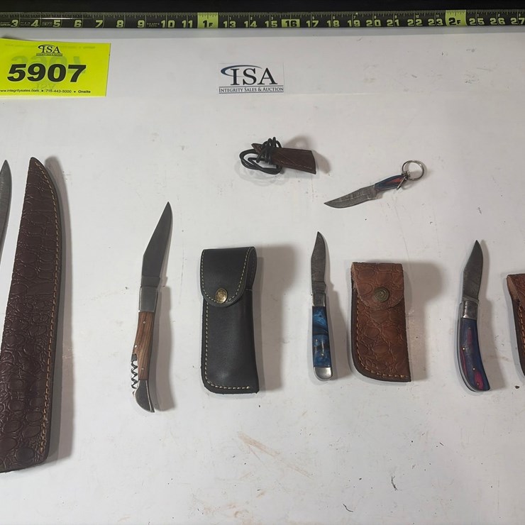 #5907 • (5) Unused Knives