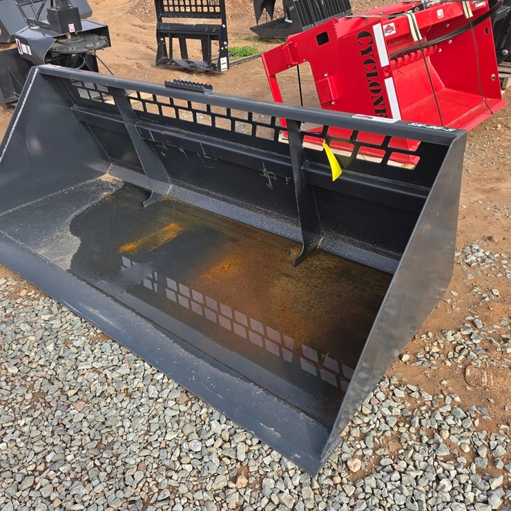 #6008 • Approx. 96" Unused Stout Skid Steer Snow Bucket