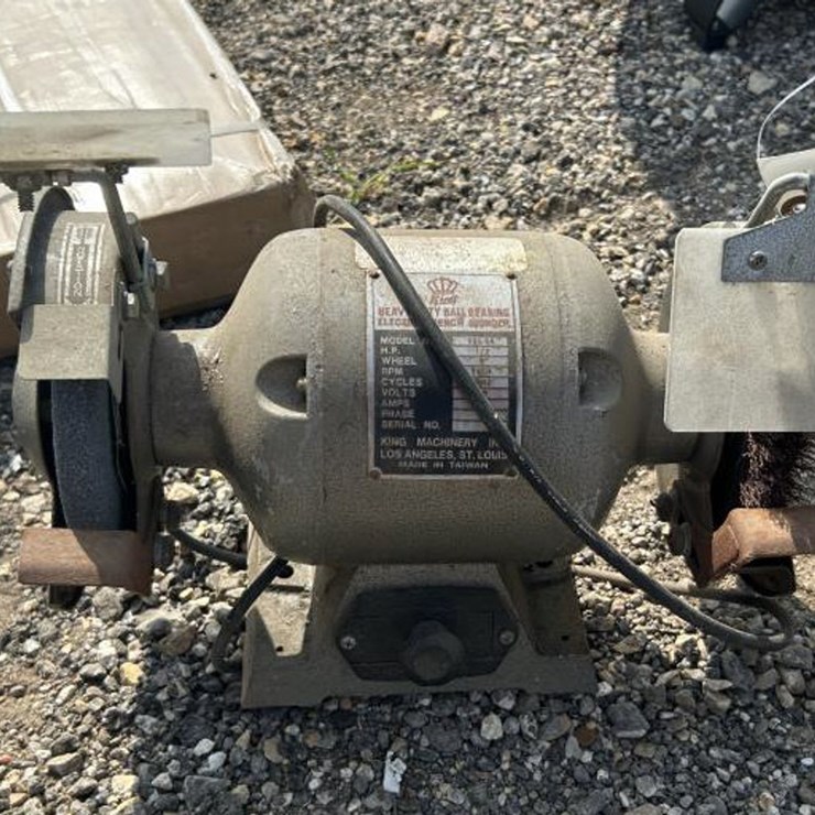 #125 • Heavy Duty Ball Bearing Electric Bench Grinder
