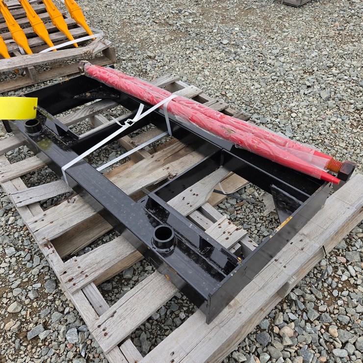 #6130 • Unused Future BF47 Two-Tine Skid Steer Bale Spear Attachment