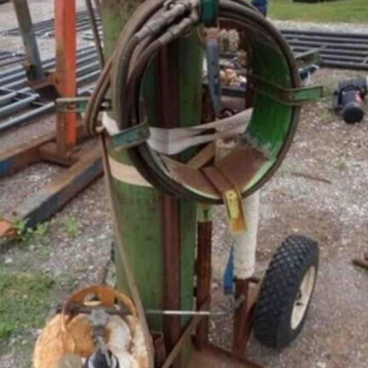 Oxygen Bottle/Propane, Torch And Hose