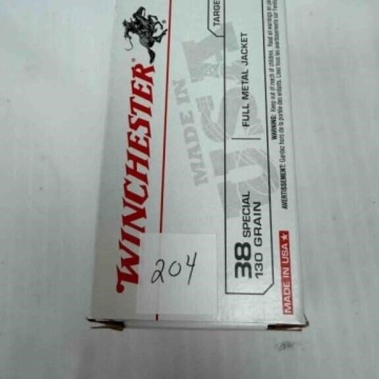Winchester .38 spec. ammo