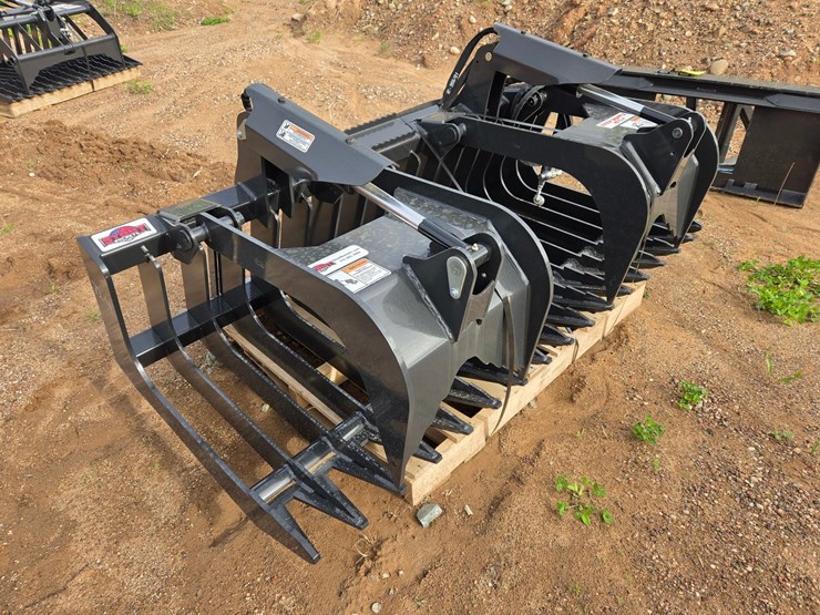 #6005-•-approx.-72"-unused-stout-hd72-4-skid-steer-brush-grapple-bucket-image-4