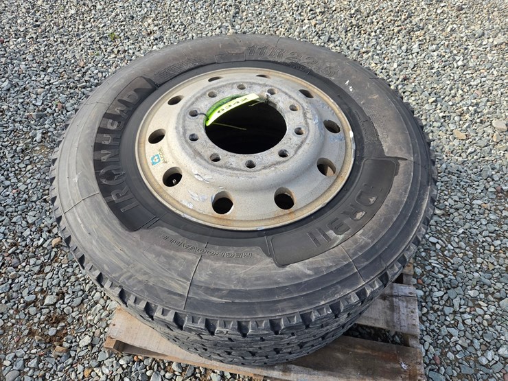 #6342-•-(2)-ironhead-idr311-11r22.5-tires-w/rims-image-5