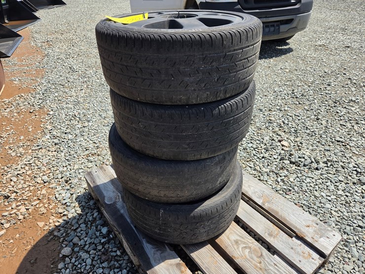 #6022-•-(4)-continental-contiprocontact-225/45r17-tires-w/rims-image-3
