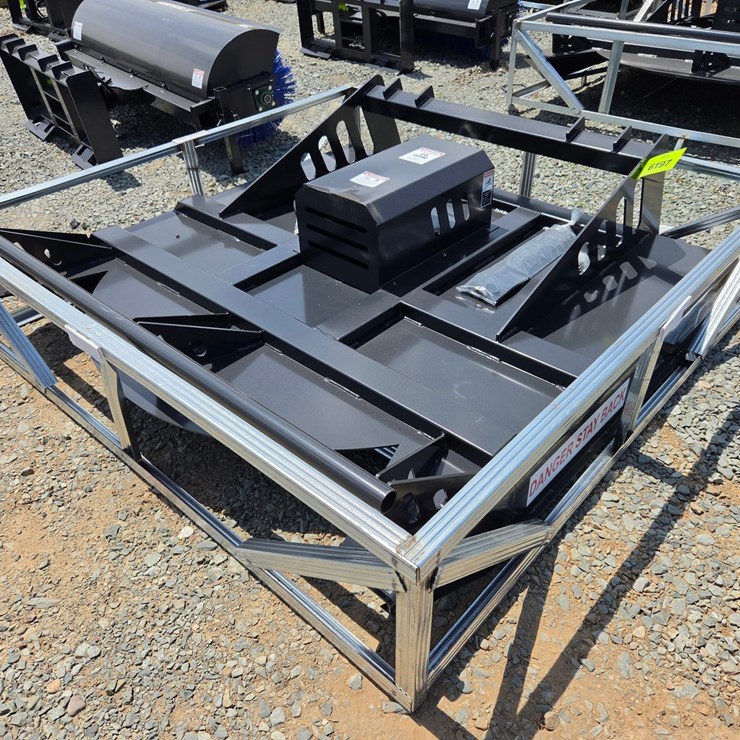 #6197 • Approx. 72" Unused JCT Skid Steer Brush Mower Attachment