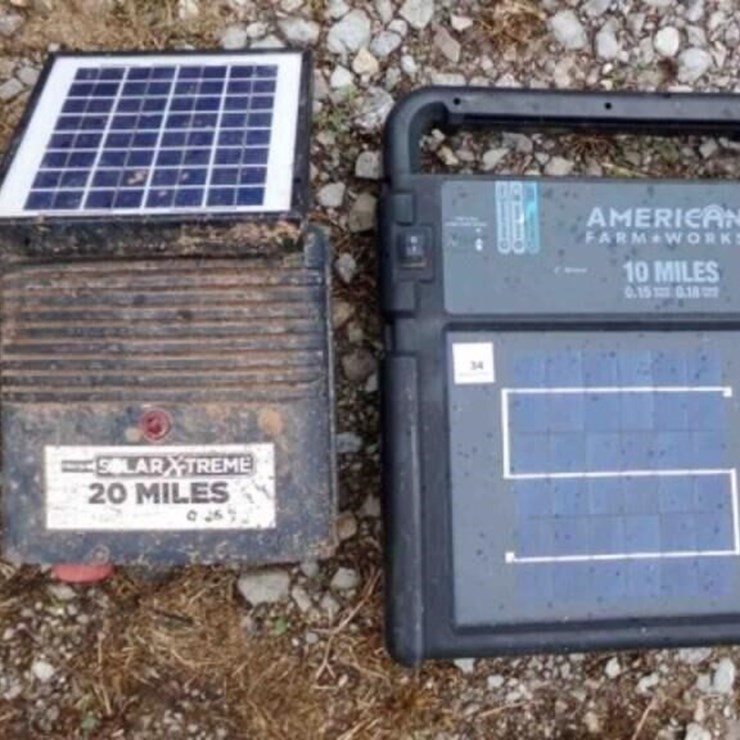 2- Solar Fence Chargers