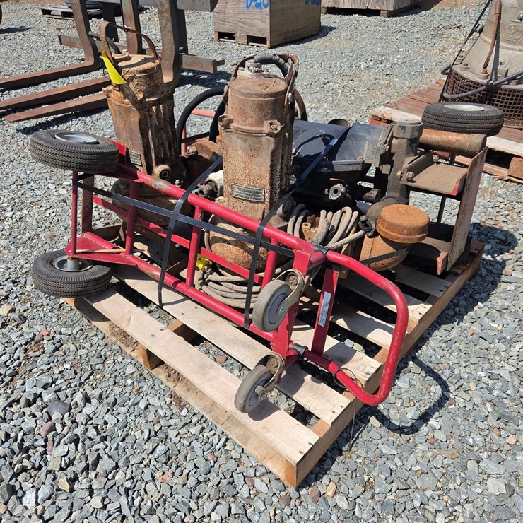#6023 • (2) Carts, (2) Submersible Pumps, More