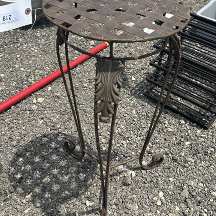 #219 • Wrought Iron Plant Stand