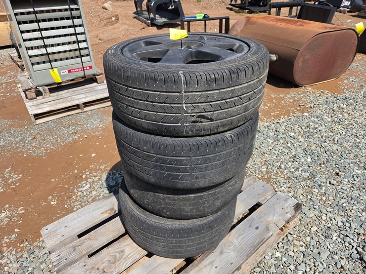 #6022-•-(4)-continental-contiprocontact-225/45r17-tires-w/rims-image-4