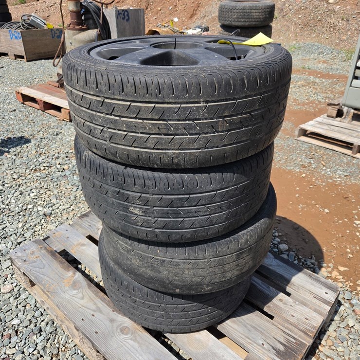 #6022 • (4) Continental ContiProContact 225/45R17 Tires W/Rims