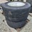 #6463-•-(2)-445/50r22.5-tires-w/-aluminum-rims-image-1