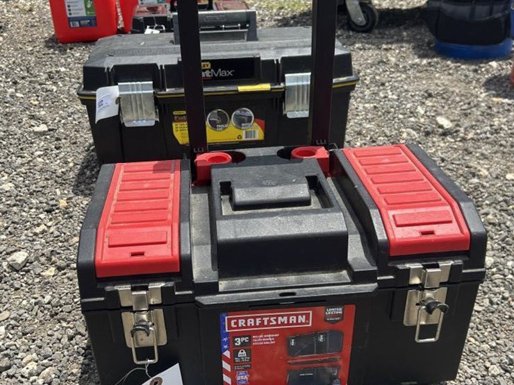 #229-•-craftsman-tool-box-w/-nail-gun-&-jack-w/-no-handle-image-2