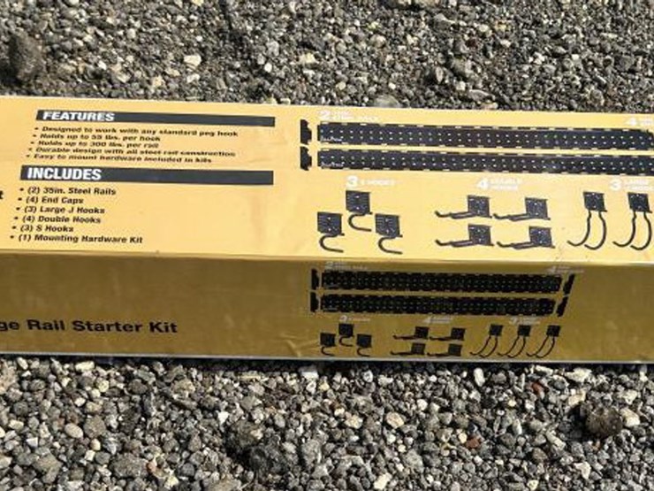 #114-•-klutch-16-piece-garage-storage-rail-starter-kit-image-4
