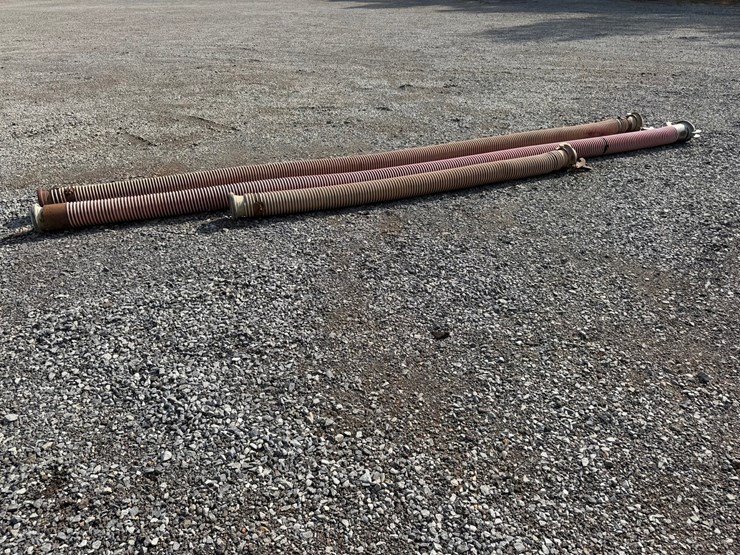 #4027-•-3-sections-of-heavy-duty-industrial-hose-w/-bauer-hose-fittings-image-4