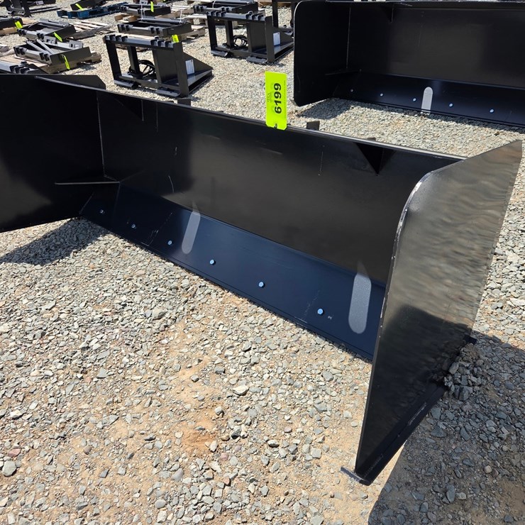 #6199 • Approx. 85" Unused JCT Skid Steer Snow Plow Attachment