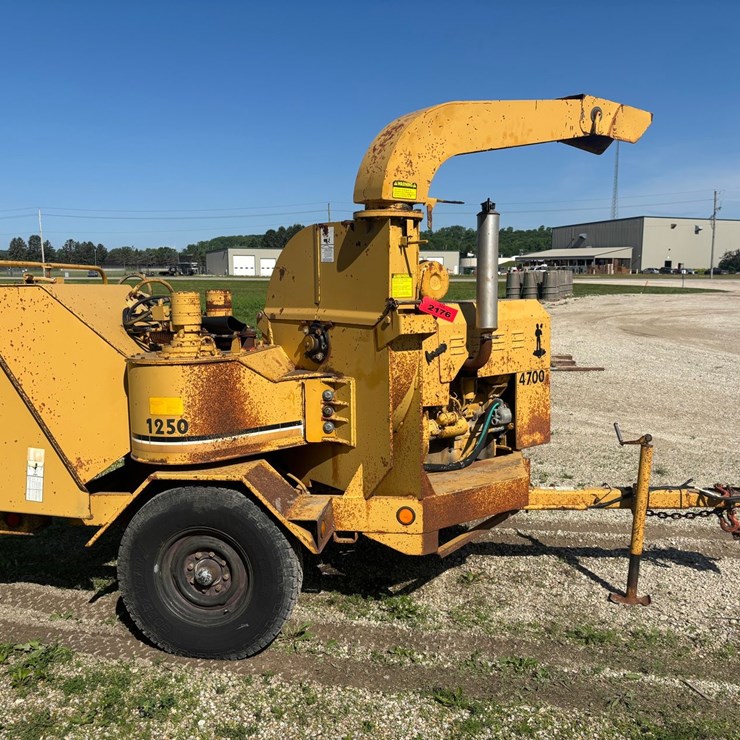 #2176 • 1991 Vermeer 1250BC Towable Wood Chipper