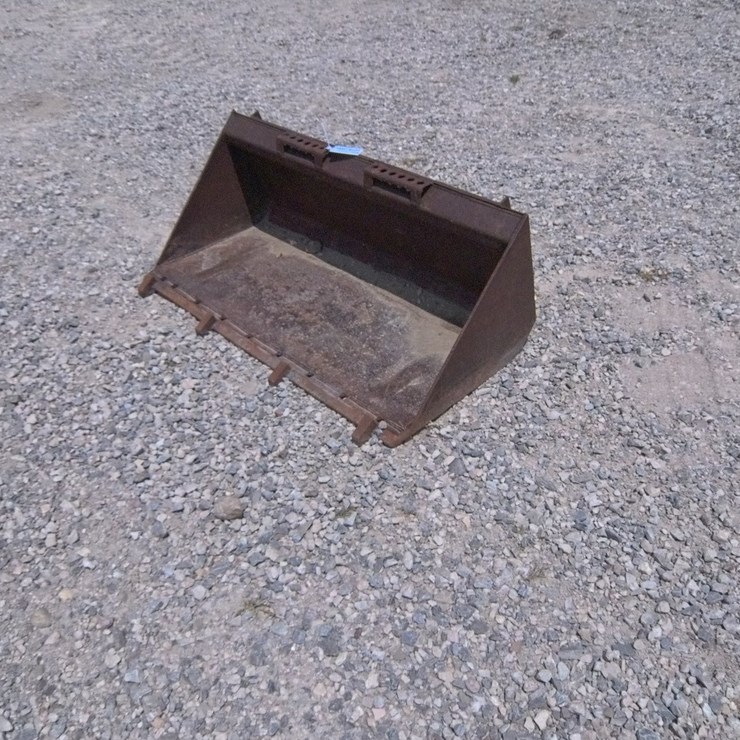#2054 • 53 Inch Skid Steer Quick Attach Tooth Bucket