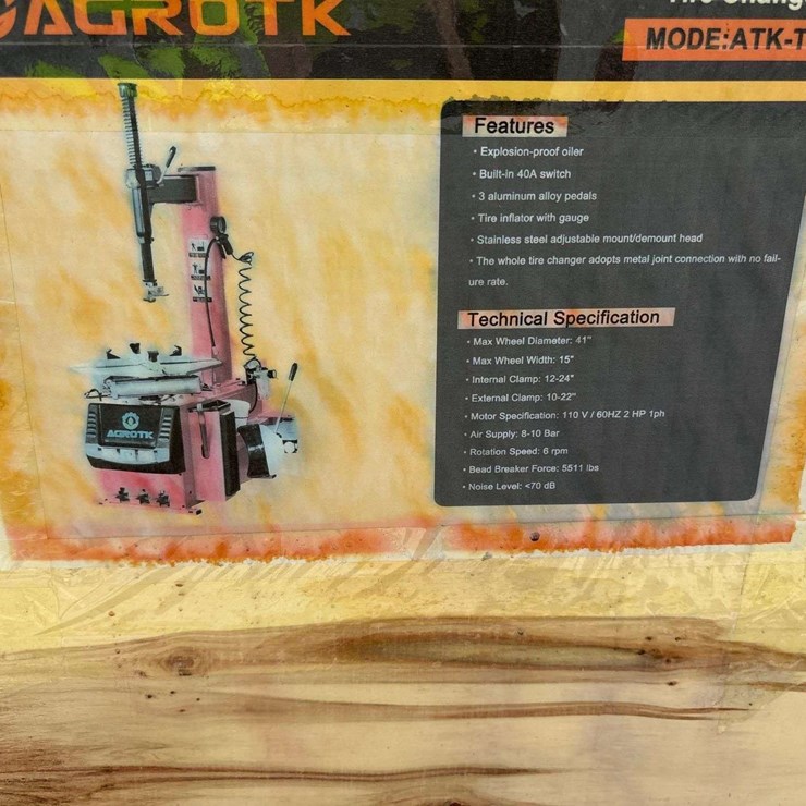 2026 AGROTK ATK-TC24 Tire Changer Machine
