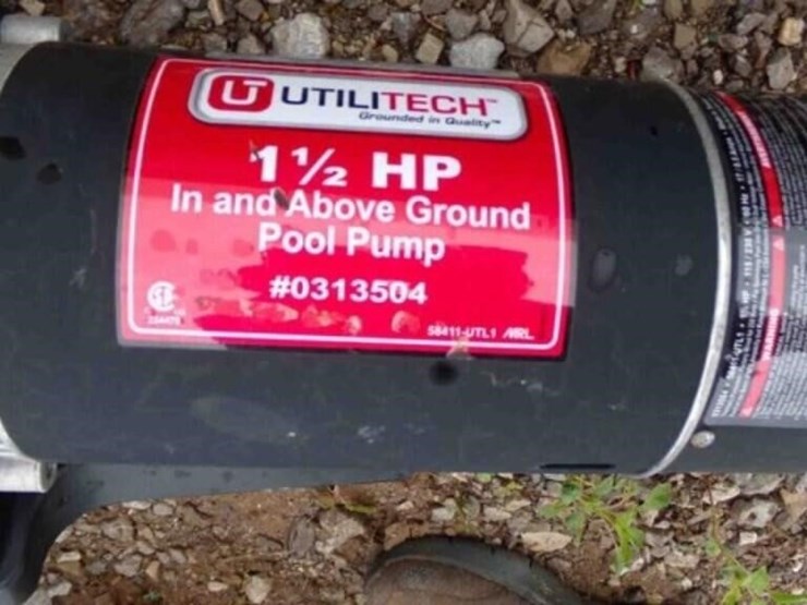 utili-tech-pool-pump,-hasn't-been-used-image-2