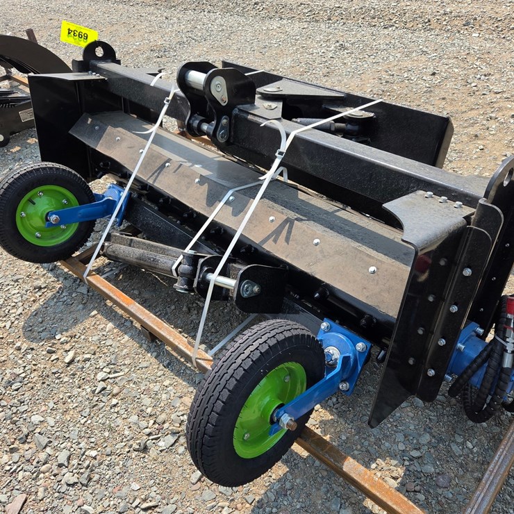 #6934 • Approx. 71" Unused Future PR71 Skid Steer Power Rake Attachment