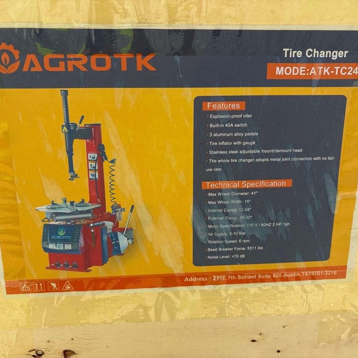 2026 AGROTK ATK-TC24 Tire Changer Machine