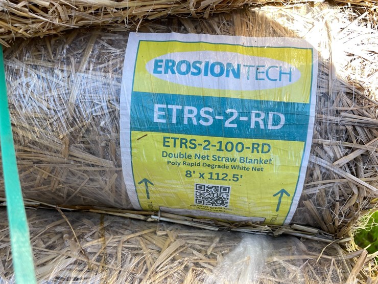 #7118-•-(13)-full-rolls-and-(2)-partial-rolls-of-erosion-tech-straw-landscaping-material-image-5