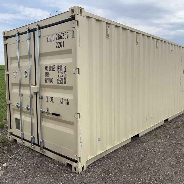 20' 3 Door Single Use Sea Container