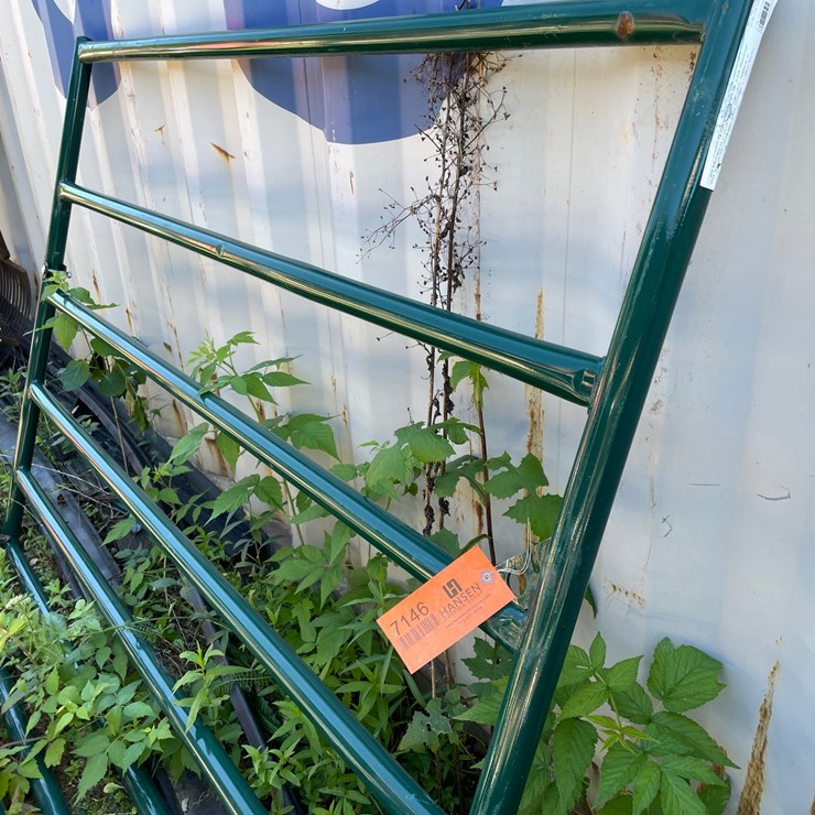 #7146 • Metal Livestock Gate
