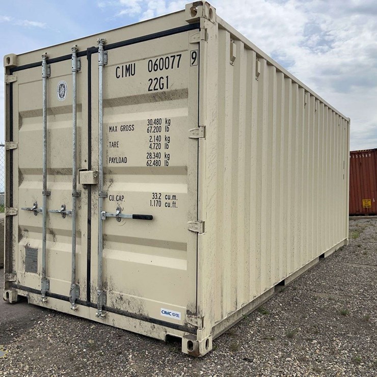 20' 1 Door Single Use Sea Container
