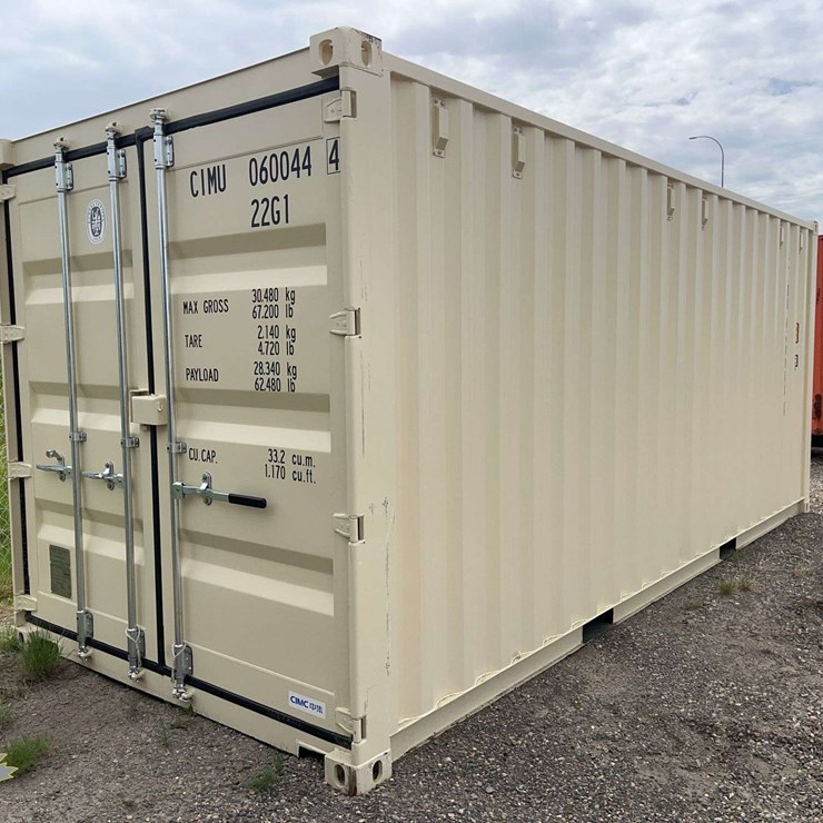 20' 1 Door Single Use Sea Container
