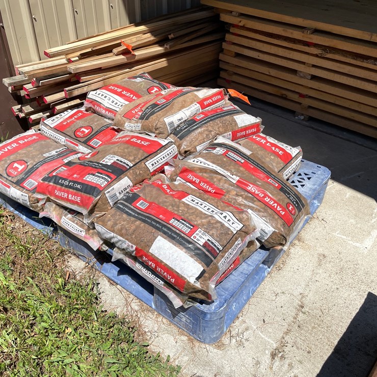#7166 • (13) Bags of Mastercraft Paver Base