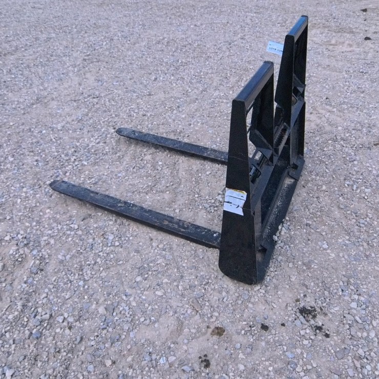 #2056 • NEW HD Skid Steer Quick Attach Forks