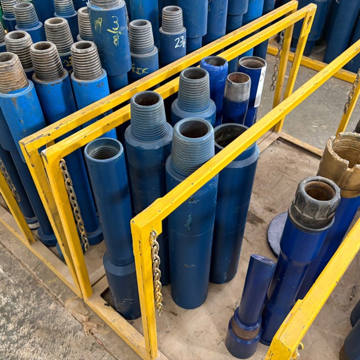 Lot of (8) assorted x-over subs & tubing pup jts