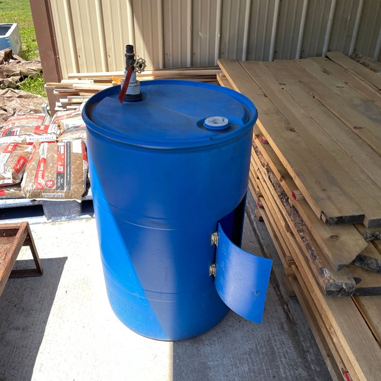 #7165 • Poly 55-Gallon Barrel