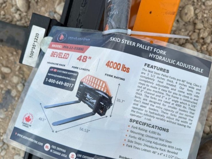 2026-wolverine-pfa-11-3300g-pallet-fork-hydraulic-adjustable-image-4