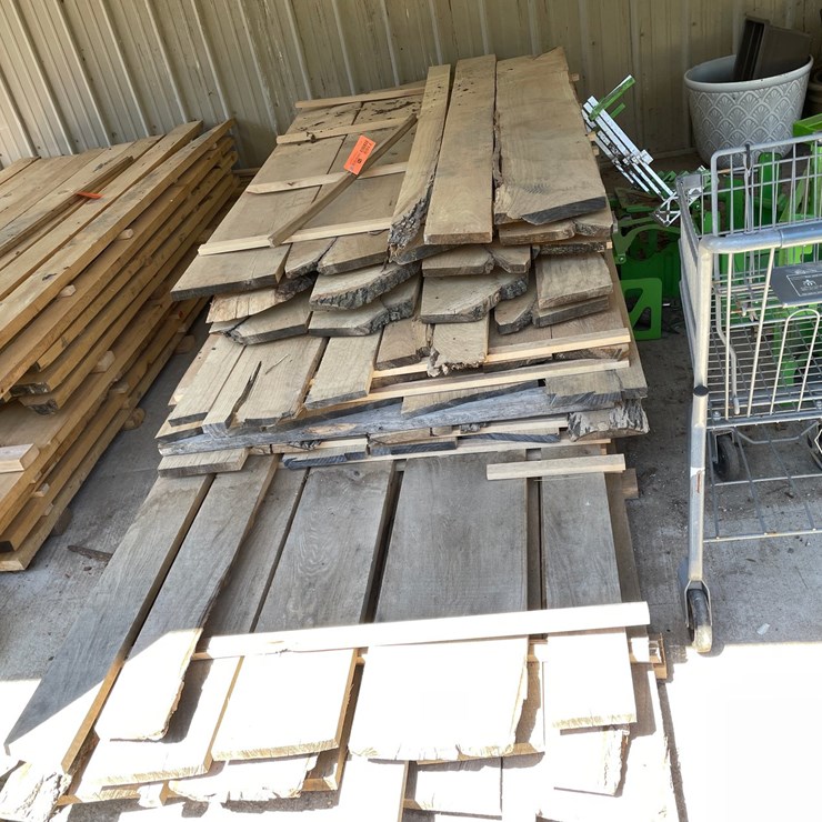 #7169 • Assortment of Rough Saw Lumber