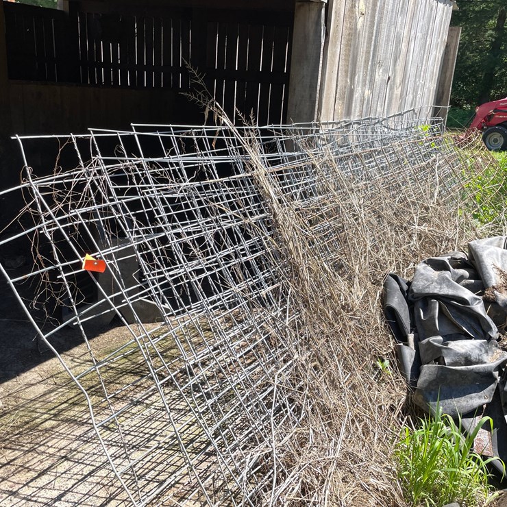 #7141 • Several Galvanized Livestock Panels