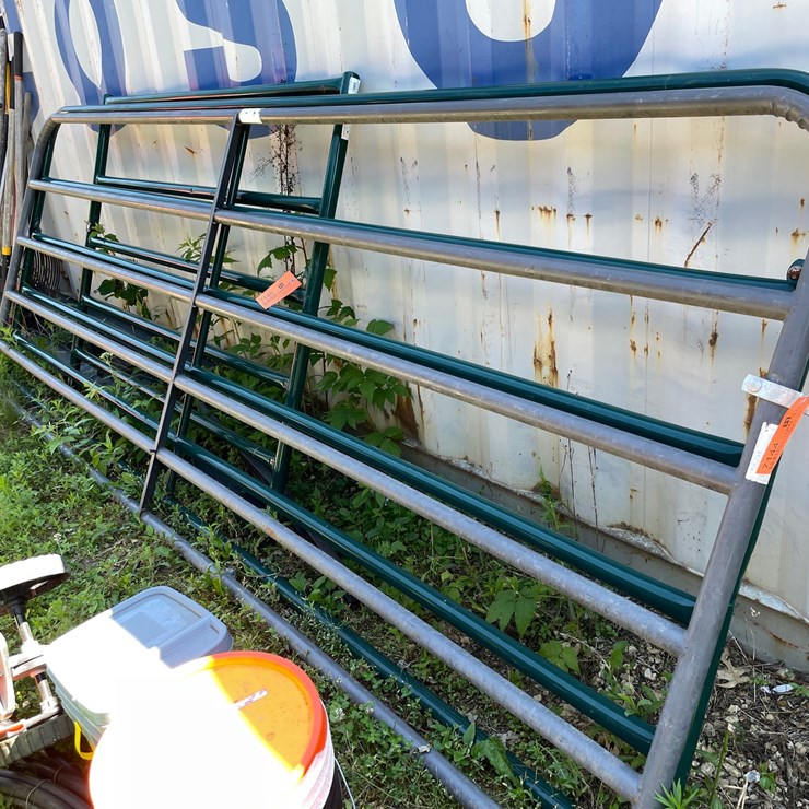 #7144 • Metal Livestock Gate