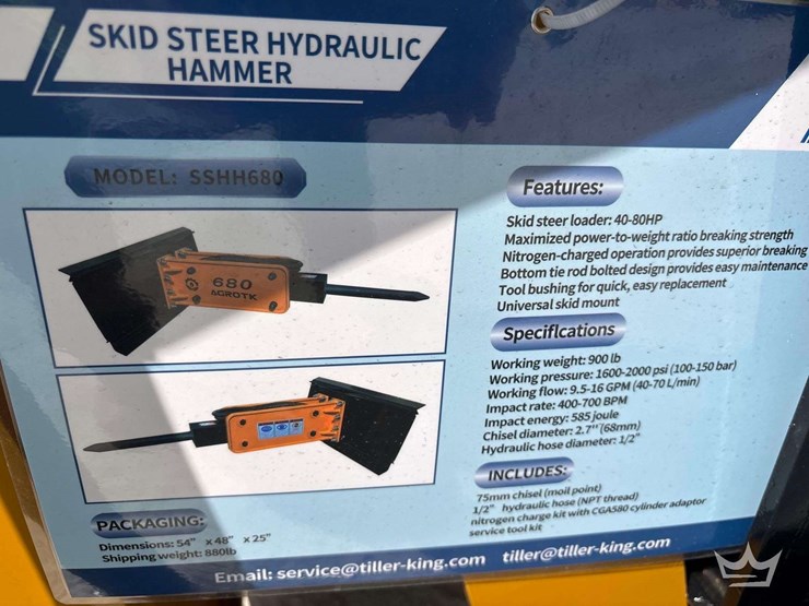 2026-agt-sshh680-hydraulic-breaker-skid-steer-attachment-image-3